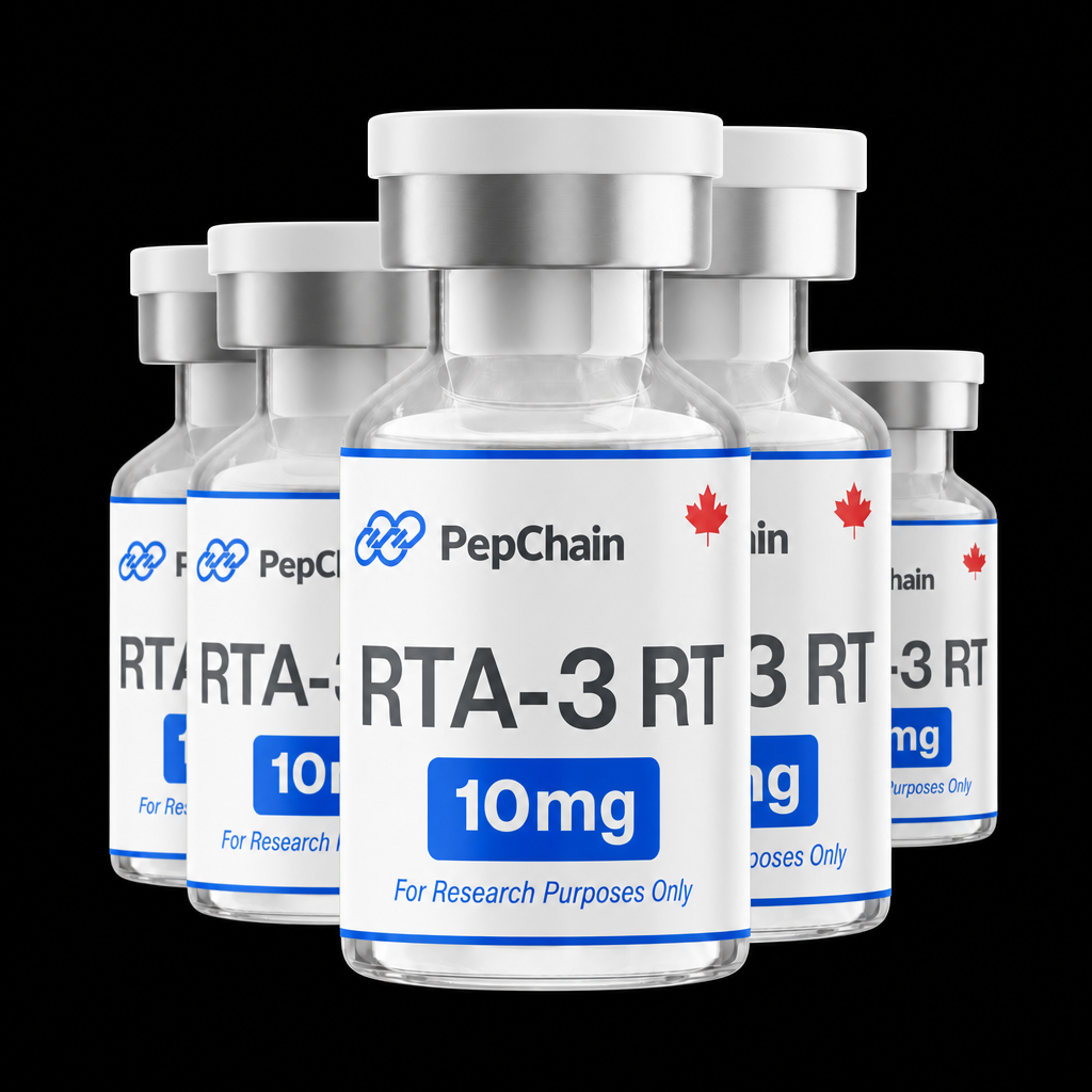 5 PACK – RTA-3 RT 10mg: Third Gen of Weight Loss Research Peptides (2nd Photo of COA, NEW LAB TEST)